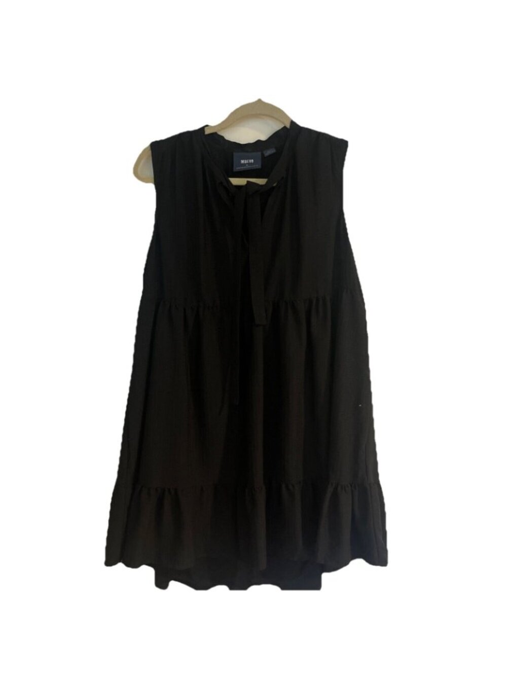 whimseygoth Anthropologie Maeve Shira Tiered Tunic Dress Plus Sz S Sleeveless Li - Picture 3 of 12